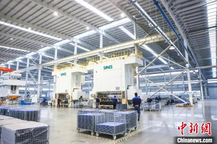 婺城一企業(yè)生產車間。婺城宣傳部供圖