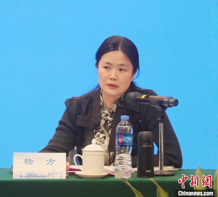 圖為寧德市委常委、統(tǒng)戰(zhàn)部部長(zhǎng)楊方講話(huà)。　林榕生 攝