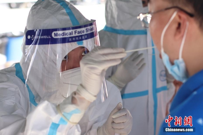 南京江寧區(qū)開(kāi)展全員核酸檢測(cè)