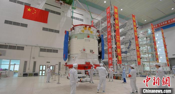 資料圖：神舟十二號研制場景 中國航天科技集團上海航天技術(shù)研究院 供圖