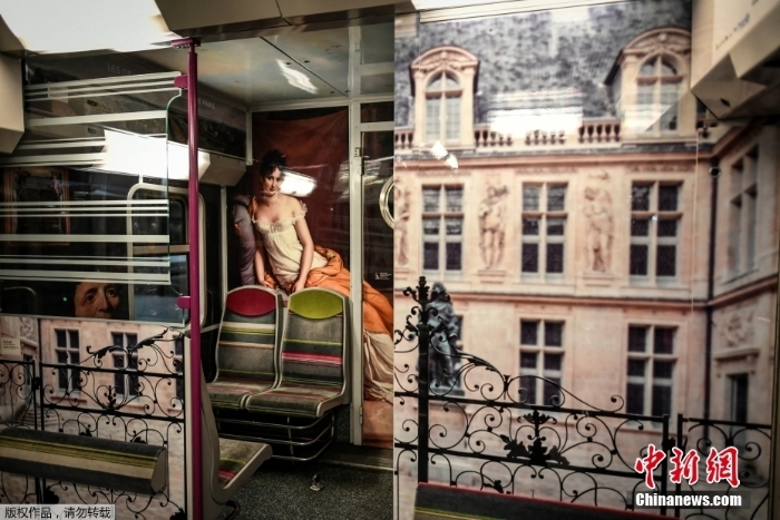 法國巴黎地鐵變身沉浸式“博物館” 通勤從此浪漫文藝