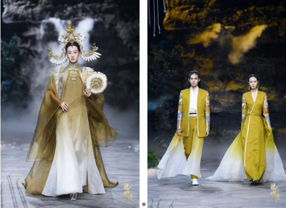 圖展山河盛景，服飾乾坤方儀――熊英|乾坤？方儀2022SS中國國際時裝周開幕大秀震撼上演