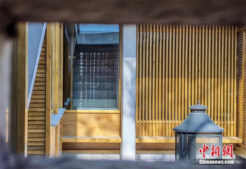 圖為房屋內(nèi)院。劉玉桃攝