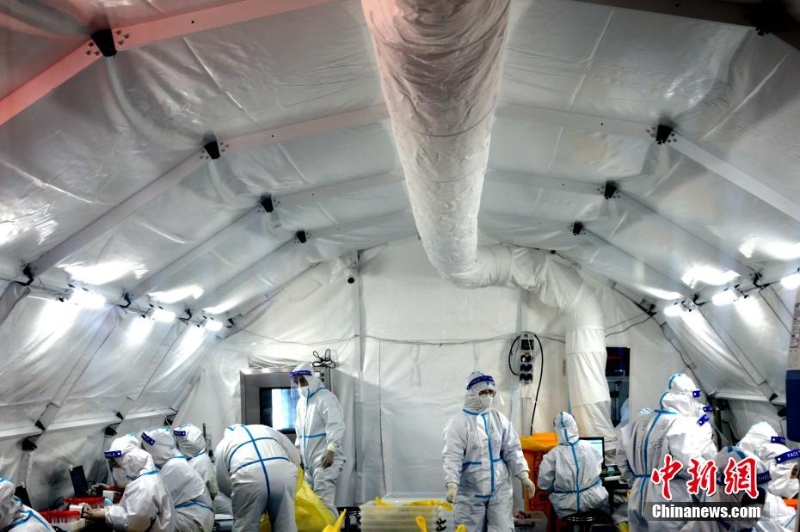 西安啟用氣膜實(shí)驗(yàn)室 每日最高檢測(cè)產(chǎn)能可達(dá)25萬(wàn)管