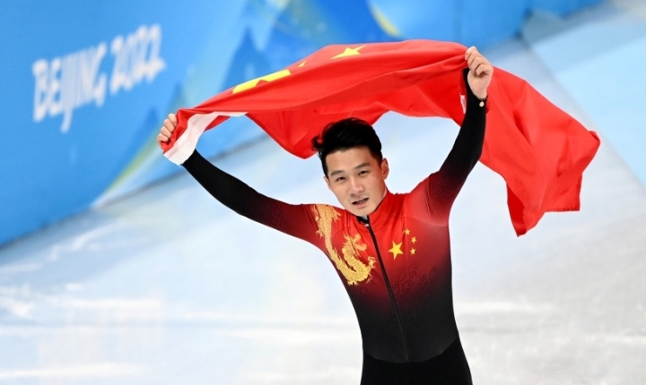 冬奧第2金！任子威短道速滑男子1000米奪冠