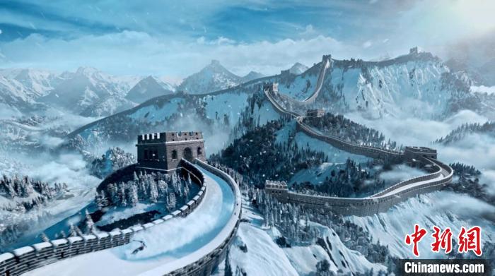 北京冬奧會(huì)賽場(chǎng)體育展示視頻?！”本﹪?guó)資公司供圖