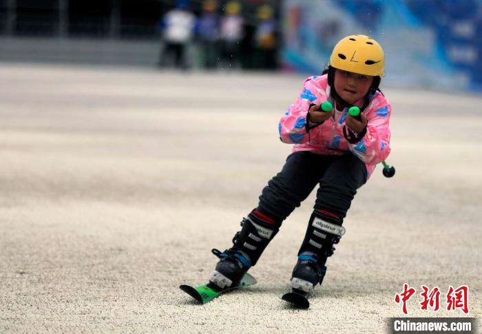 訓練中的楊昌榕。王磊 攝