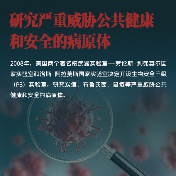 研究嚴(yán)重威脅公共健康和安全的病原體 研究嚴(yán)重威脅公共健康和安全的病原體