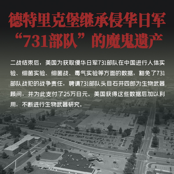 德特里克堡繼承侵華日軍“731部隊(duì)”的魔鬼遺產(chǎn) 德特里克堡繼承侵華日軍“731部隊(duì)”的魔鬼遺產(chǎn)