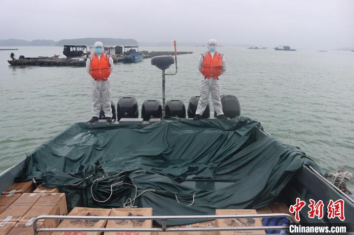 圖為查扣大馬力快艇?！V西海警局供圖