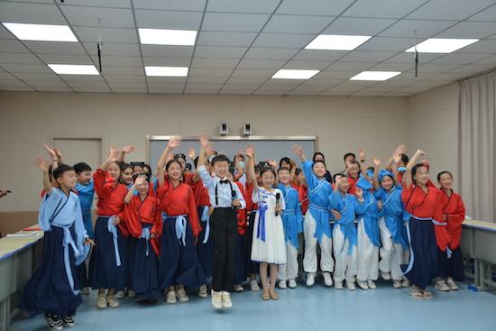 臨沂市沂南經濟開發(fā)區(qū)實驗學校與新湘兄弟學校開展云端文化交流會