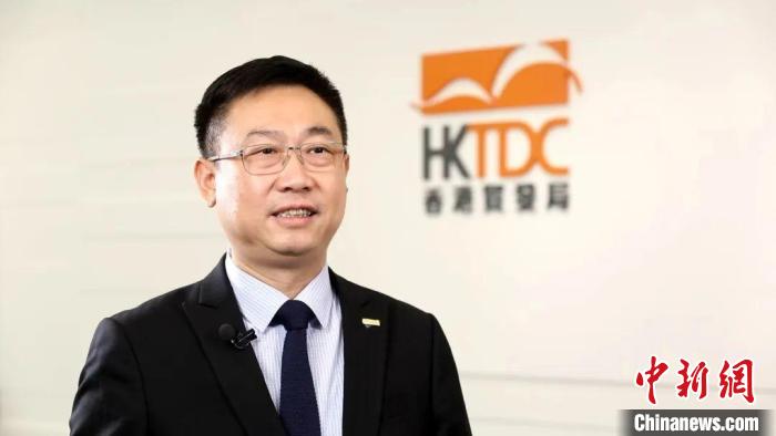 香港貿(mào)發(fā)局中國內(nèi)地總代表鐘永喜。　香港駐京辦供圖