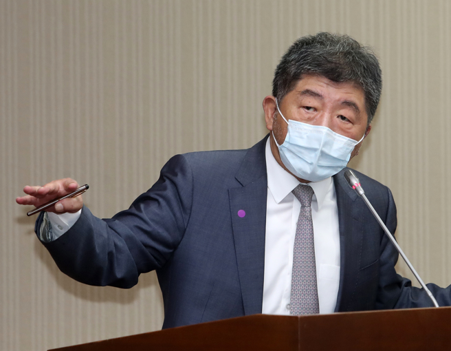 臺當(dāng)局衛(wèi)生福利部門負(fù)責(zé)人陳時(shí)中（圖源：臺灣“中時(shí)新聞網(wǎng)”）