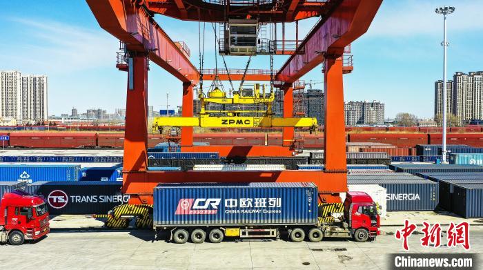 中歐班列東通道實現(xiàn)雙口岸雙增長?！」F提供