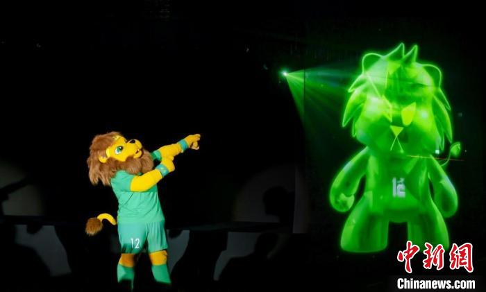 北京國安數(shù)字人Gleo亮相。　項目方供圖