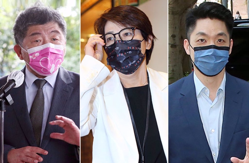 臺北市長選戰(zhàn)，陳時中(左起)、臺北市副市長黃珊珊、國民黨民代蔣萬安3人競逐。（圖源：臺灣“中時新聞網(wǎng)”）