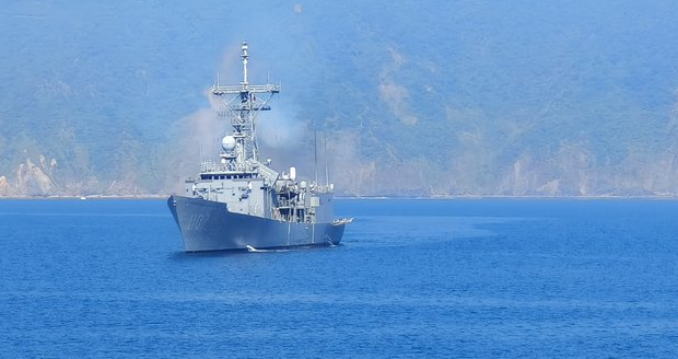 臺軍漢光演習(xí)蘇澳外海射飛彈