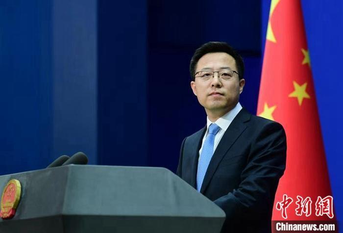 中國(guó)外交部發(fā)言人趙立堅(jiān)。