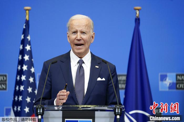 資料圖：美國總統(tǒng)拜登。