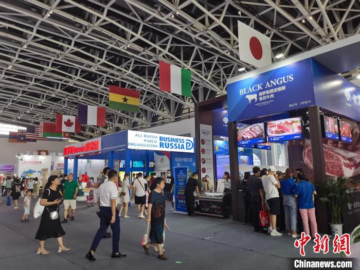 圖為絲博會國際館內景?！钣㈢?攝