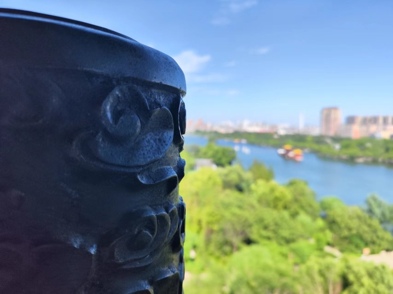 圖為超然樓上的圍欄。劉星晨攝