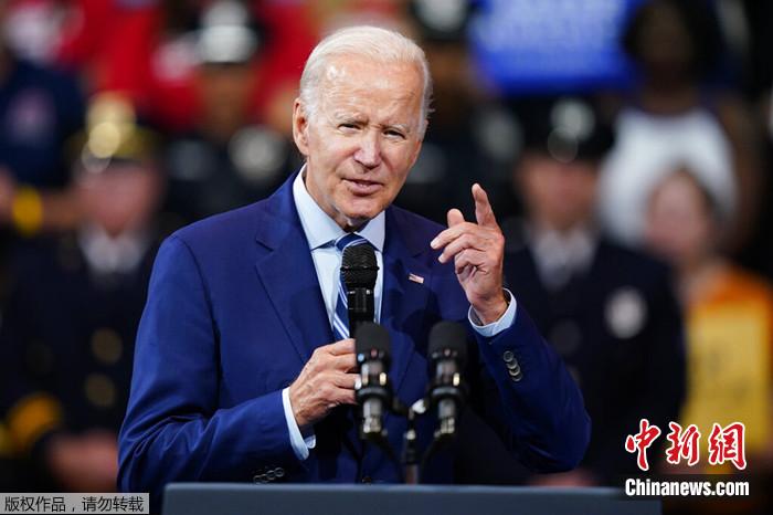 資料圖：美國總統(tǒng)拜登。