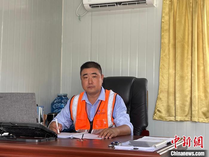 受訪人景波?！≈袊?guó)電建柬埔寨代表處 攝