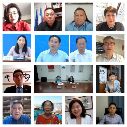 圖為江西省人民對外友好協(xié)會線上海外人才交流推介會現(xiàn)場。　段雄波 攝