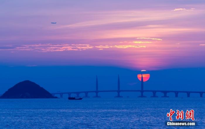 資料圖：港珠澳大橋。 <a target='_blank' href='/'>中新社</a>記者 張煒 攝