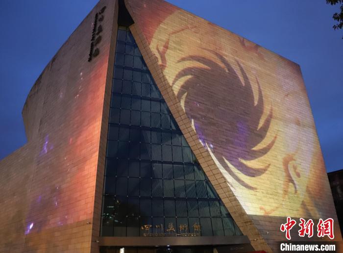 四川美術(shù)館外墻景觀照明?！〕啥汲峭吨腔鄢鞘泄竟﹫D