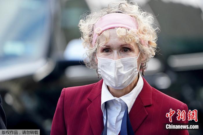 資料圖:美國女作家卡羅爾(E.Jean Carroll) 資料圖:美國女作家卡羅爾(E.Jean Carroll)