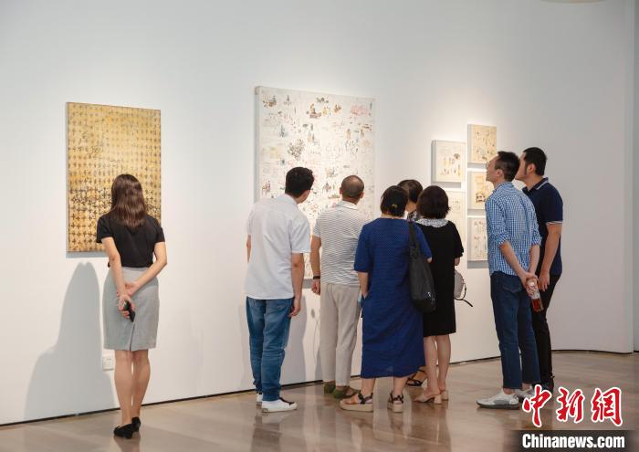 展覽現(xiàn)場(chǎng)。　桂湖美術(shù)館供圖