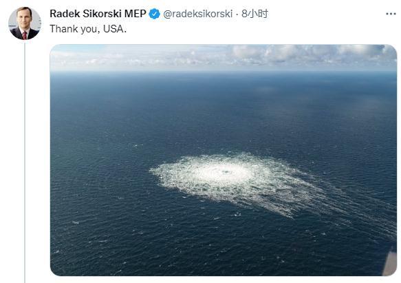 圖片來源：波蘭前外長西科爾斯基社交媒體截圖。