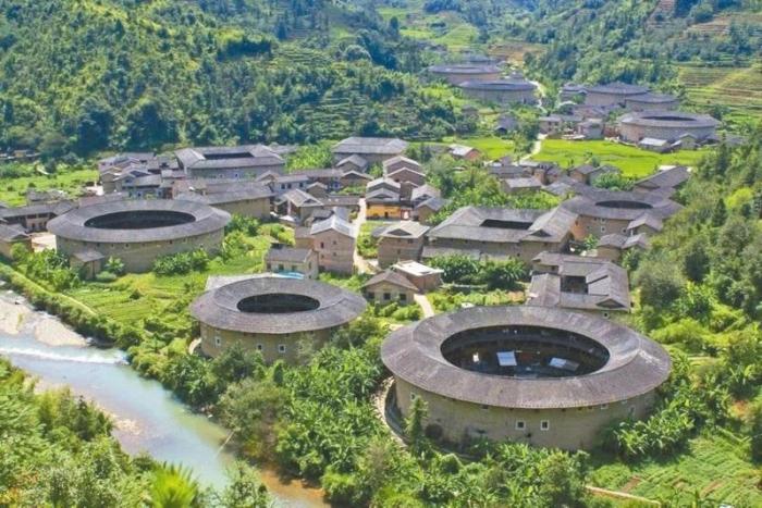 河坑土樓群。圖片來(lái)源：臺(tái)灣《經(jīng)濟(jì)日?qǐng)?bào)》
