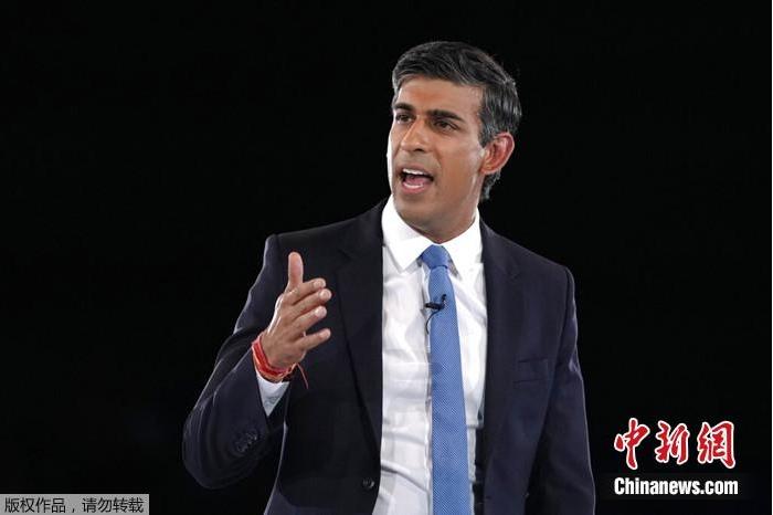 資料圖：英國前財(cái)政大臣蘇納克。