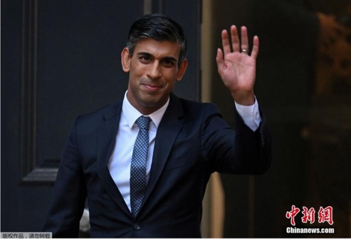 資料圖：英國首相蘇納克。