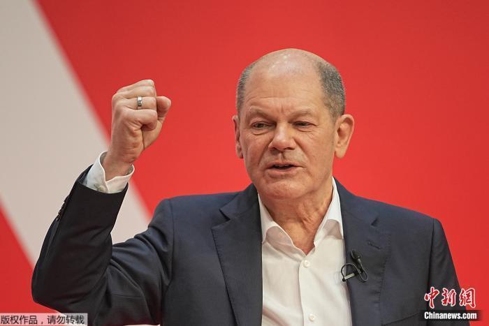 資料圖：德國(guó)總理朔爾茨。