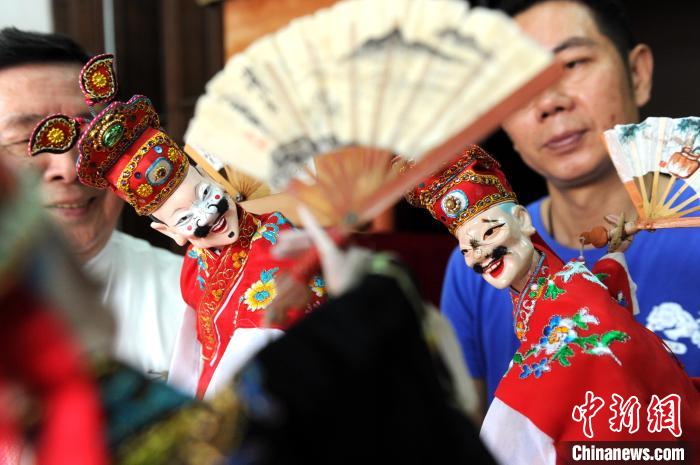 漳州木偶表演?！埥鸫?攝