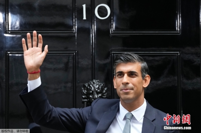 資料圖：英國首相蘇納克。