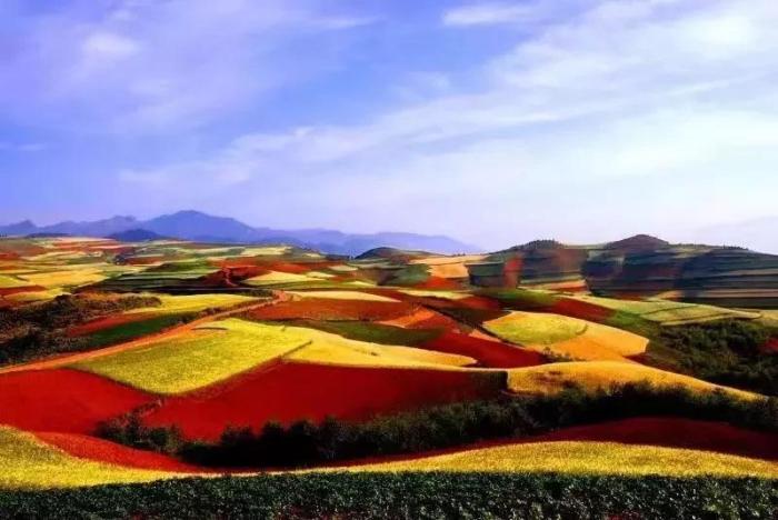 東川紅土地。圖片來源：臺灣《經(jīng)濟(jì)日報》