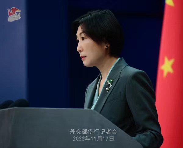 外交部發(fā)言人毛寧。薛偉 攝