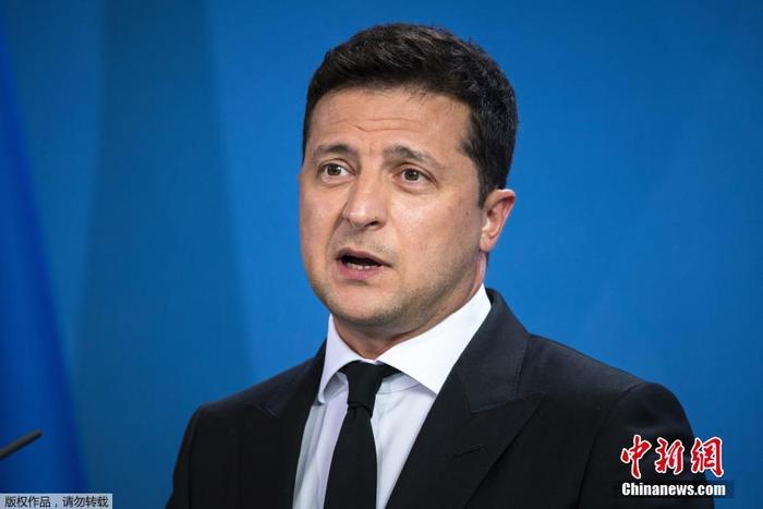 資料圖：烏克蘭總統(tǒng)澤連斯基。