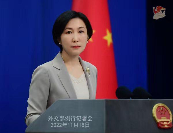 薛偉 攝 外交部發(fā)言人毛寧。薛偉 攝