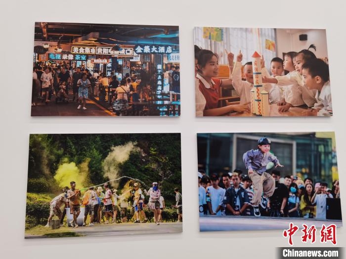 圖為大展展出的攝影圖片?！≈苎嗔?攝