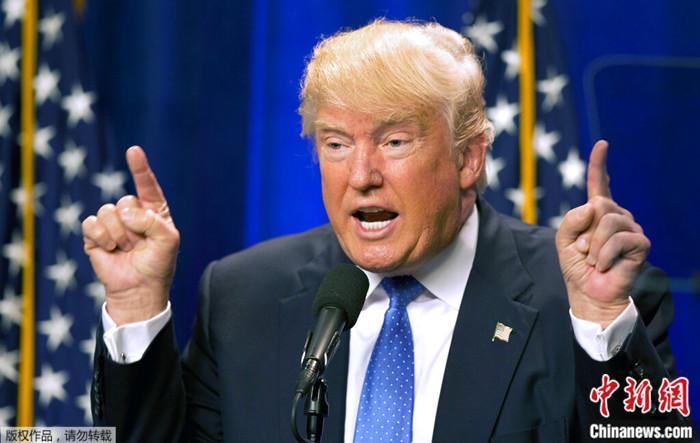 資料圖：特朗普。