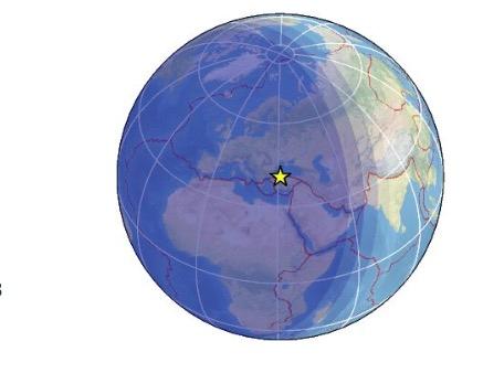 圖片來源：歐洲地中海地震中心網(wǎng)站截圖。