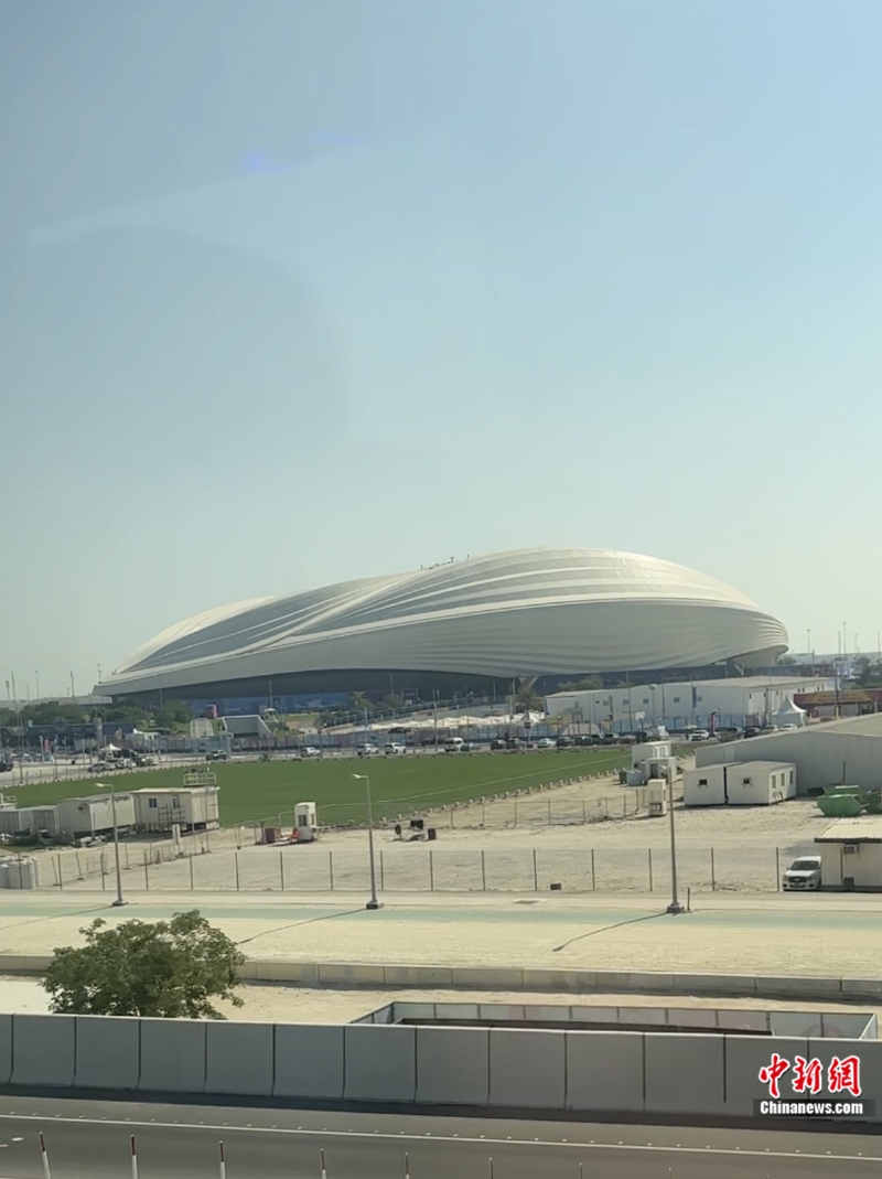 賈努布球場外觀。<a target='_blank' href='/' >中新網(wǎng)</a>記者 卞立群 攝