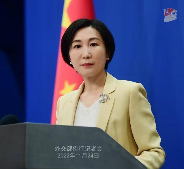 外交部發(fā)言人毛寧。 薛偉 攝