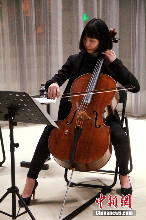 資料圖為林楚蕓在古典作品研討會(huì)上演奏。 <a target='_blank' href='/'>中新社</a>發(fā) 受訪者供圖