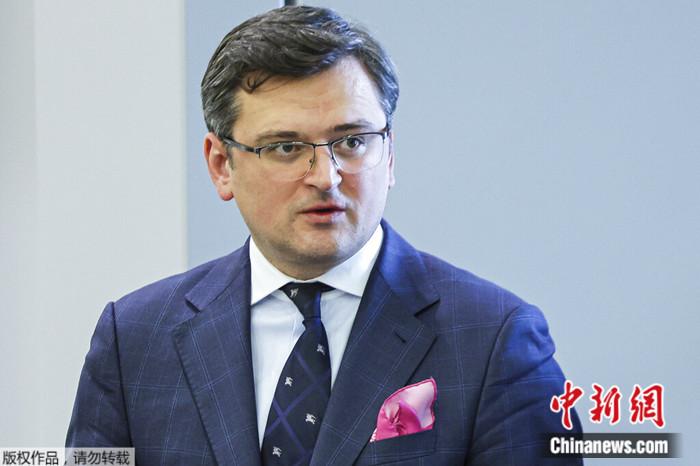 資料圖：烏克蘭外長(zhǎng)庫(kù)列巴。